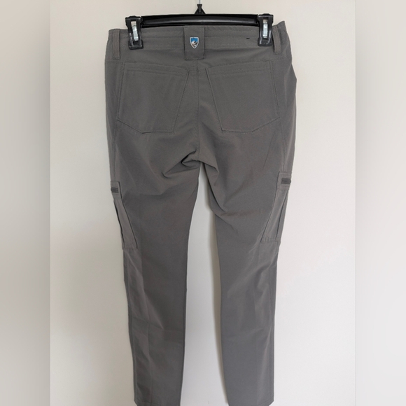Kuhl Horizn Slate Cargo Reflex Pants Women's Size 2 Gray Ripstop Outdoor Hiking - Picture 4 of 9